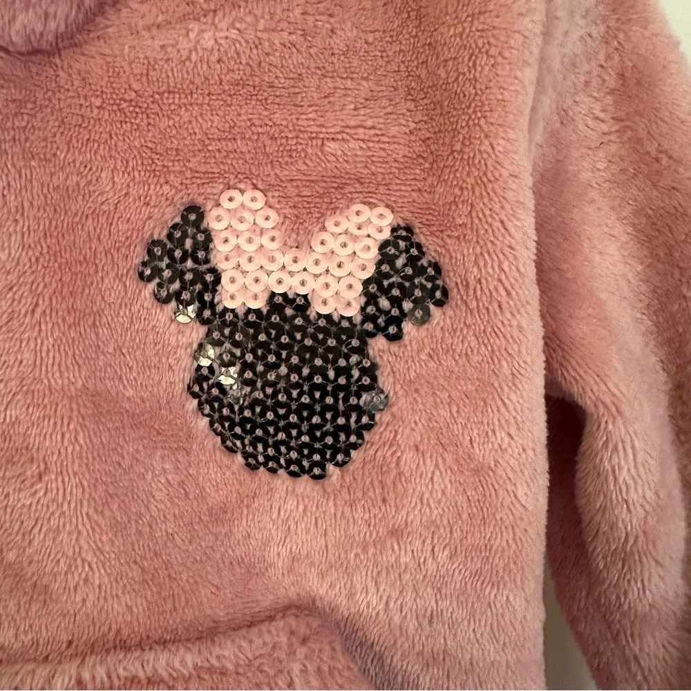 Minnie Mouse Character Toddler/Baby Girl Fleece Hoodie &‎ Pants Set Sequin 18M